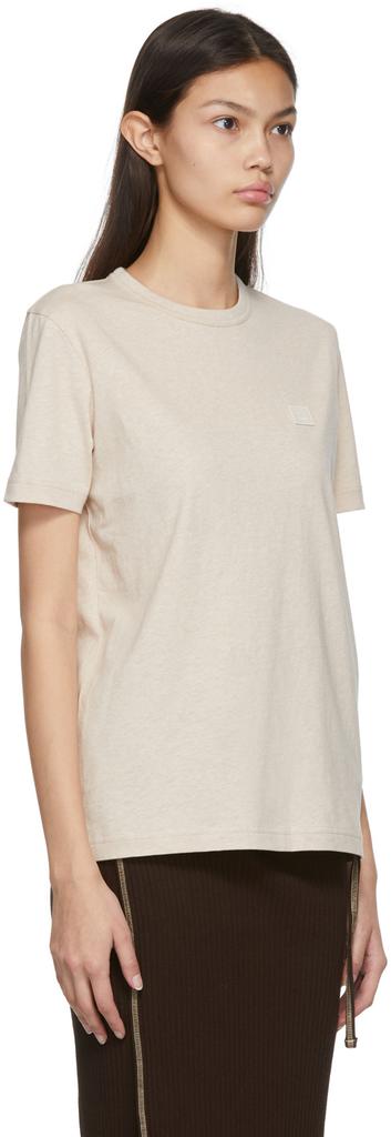 Beige Lightweight T-Shirt商品第2张图片规格展示