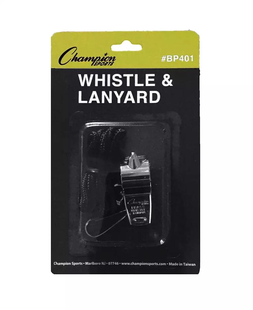 商品Champion Sports|Metal Whistle Lanyard Pack, Set of 6,价格¥267,第2张图片详细描述