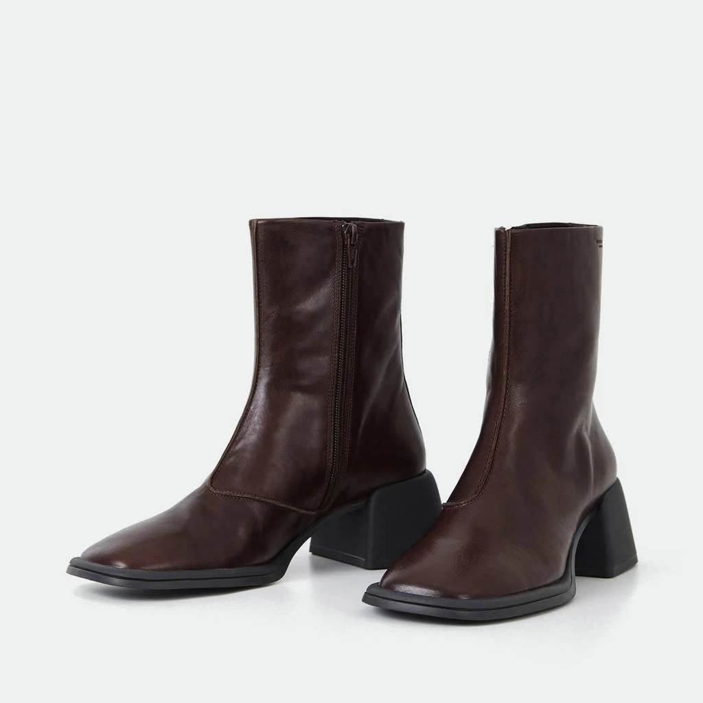 商品Vagabond|Vagabond Ansie Flared Heel Leather Ankle Boots,价格¥975,第2张图片详细描述