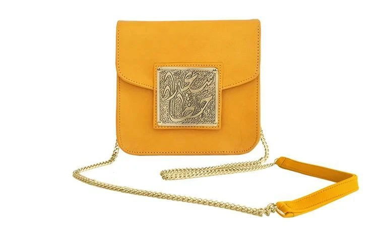 商品Dareen Hakim Collection|迷你小方包(姜黄色),价格¥1584,第1张图片