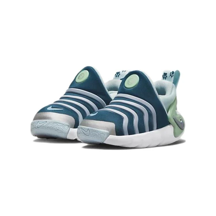 商品[国内直发] NIKE|Dynamo GO 防滑减震耐磨 低帮 运动休闲鞋 蓝绿色 婴幼童,价格¥352,第4张图片详细描述
