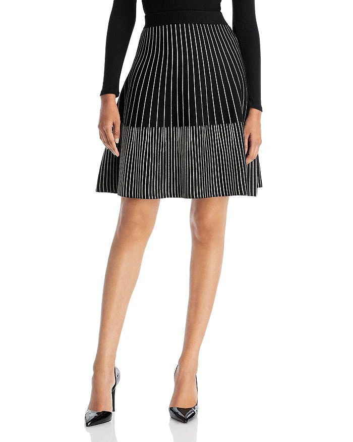 商品Tahari|Striped Knit Skirt,价格¥330,第1张图片