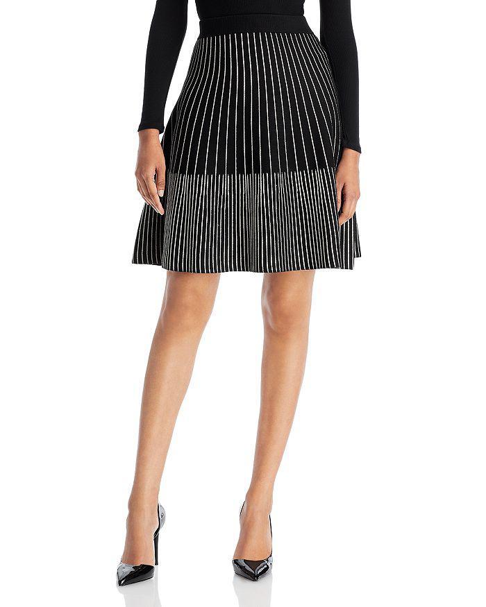 商品Tahari|Striped Knit Skirt,价格¥650,第3张图片详细描述