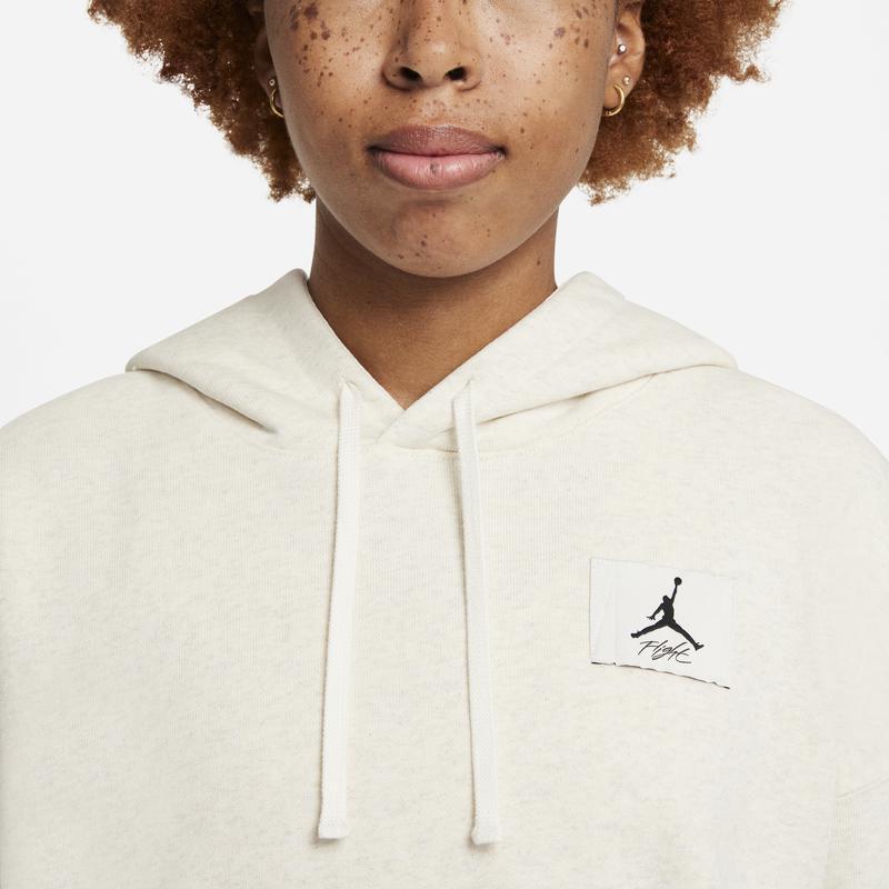 商品Jordan|Jordan Plus Essential Fleece Hoodie - Women's,价格¥295-¥405,第5张图片详细描述