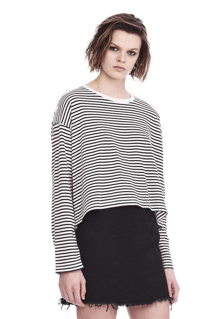 商品Alexander Wang|条纹长袖T恤,价格¥594,第5张图片详细描述