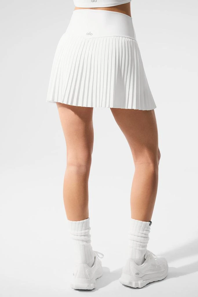 商品Alo|Grand Slam Tennis Skirt - White,价格¥672,第3张图片详细描述