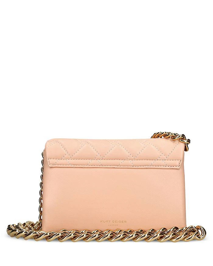 商品Kurt Geiger|Mini Kensington Quilted Leather Long Flap Crossbody ,价格¥1385,第4张图片详细描述