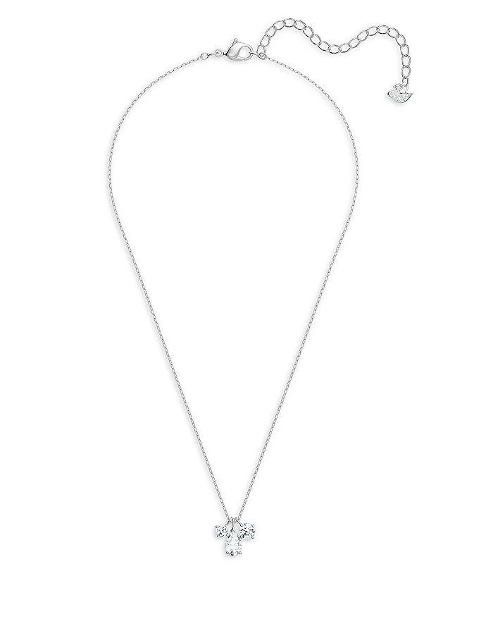 商品Swarovski|Mesmera Three Stone Pendant Necklace, 15.6",价格¥882,第3张图片详细描述