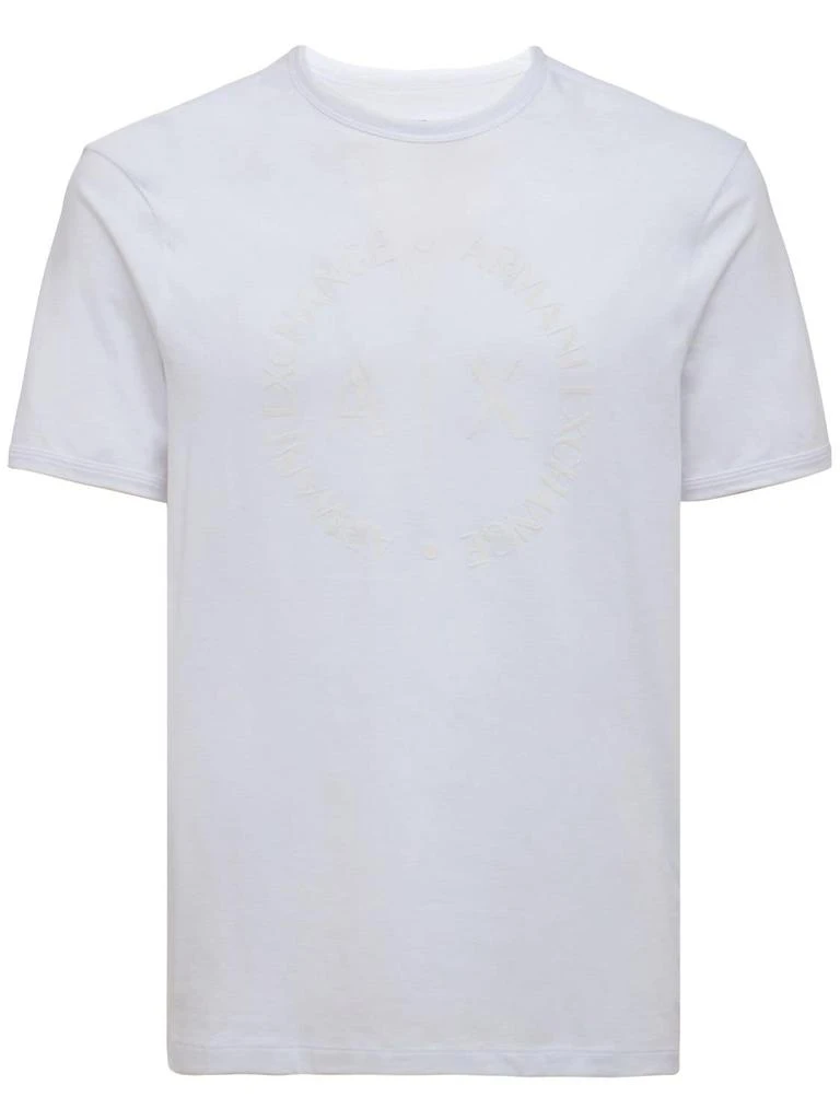 商品Armani Exchange|Logo Print Cotton T-shirt,价格¥225,第1张图片