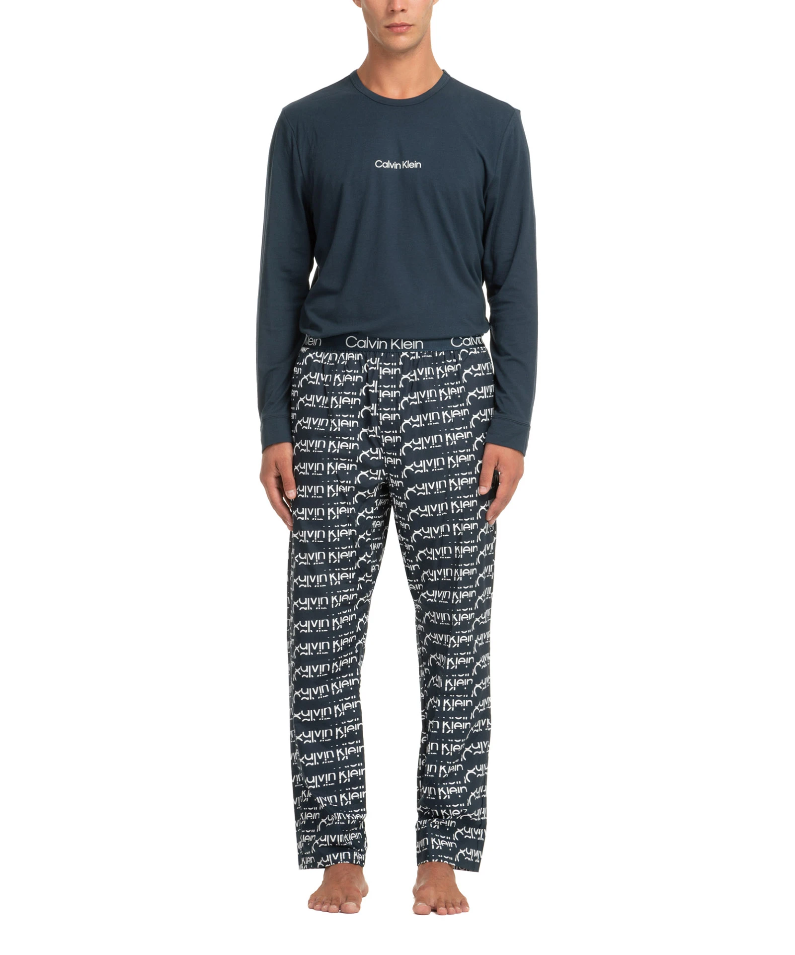 商品Calvin Klein|Calvin Klein 男士睡衣睡裤 000NM2184EGVB 黑色,价格¥806,第5张图片详细描述