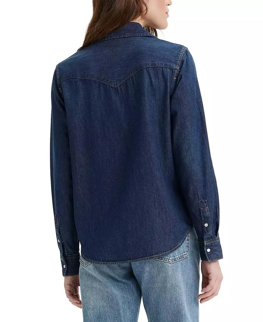 商品Levi's|Women's The Ultimate Western Cotton Denim Shirt,价格¥370,第2张图片详细描述