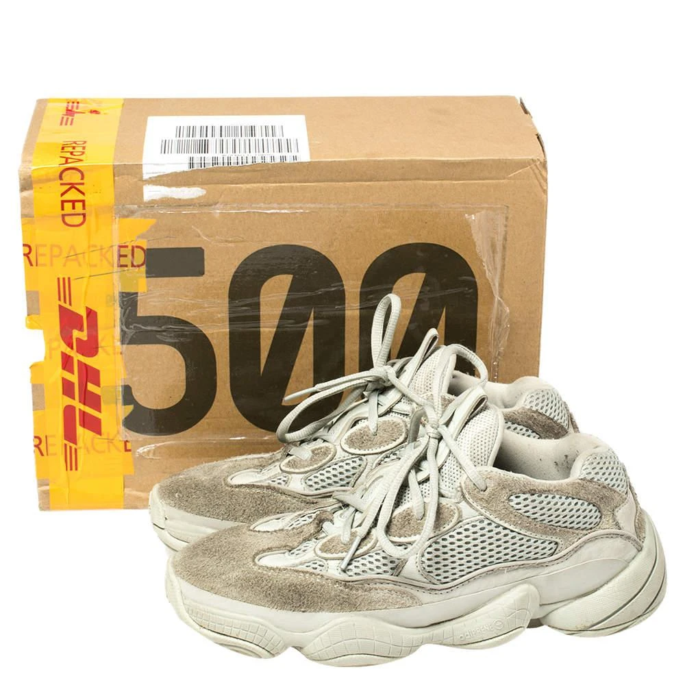 Yeezy x Adidas Salt Green Mesh And Suede 500 Sneakers Size 39.5 商品