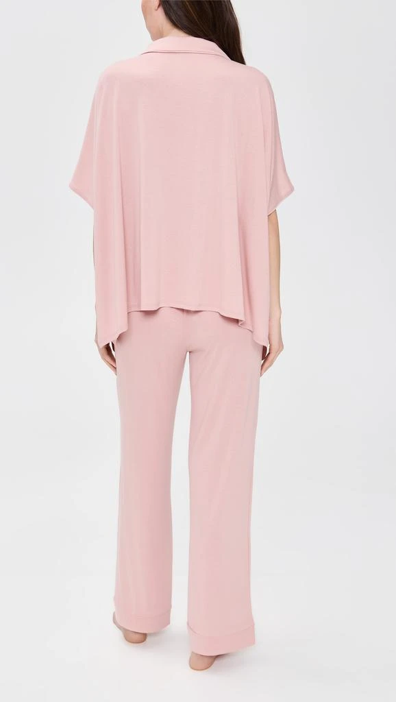商品Flora Nikrooz|Solid Knit Caftan PJ Set,价格¥508,第2张图片详细描述