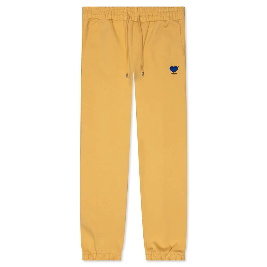 商品ADER error|Ader Error Twin Heart Logo Sweatpants - Yellow,价格¥852,第1张图片