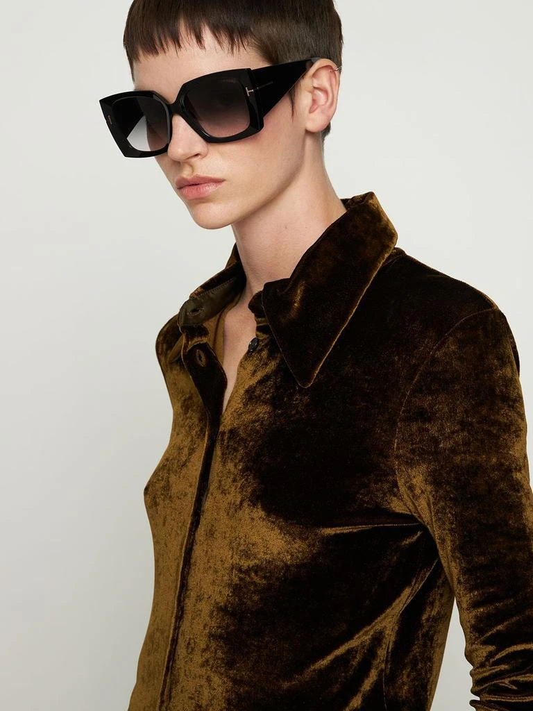 商品Tom Ford|Jacquetta Squared Sunglasses,价格¥3413,第1张图片详细描述