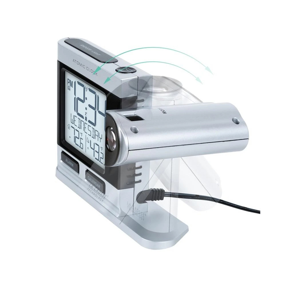 商品La Crosse Technology|616-12667-INT Atomic Projection Clock with Temperature,价格¥372,第4张图片详细描述