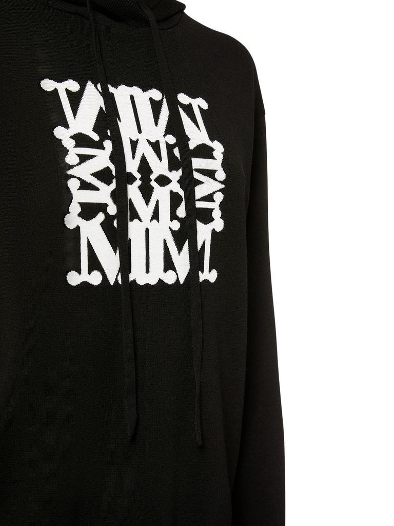 商品Max Mara|Edy Logo Jacquard Wool Knit Hoodie,价格¥5597,第5张图片详细描述