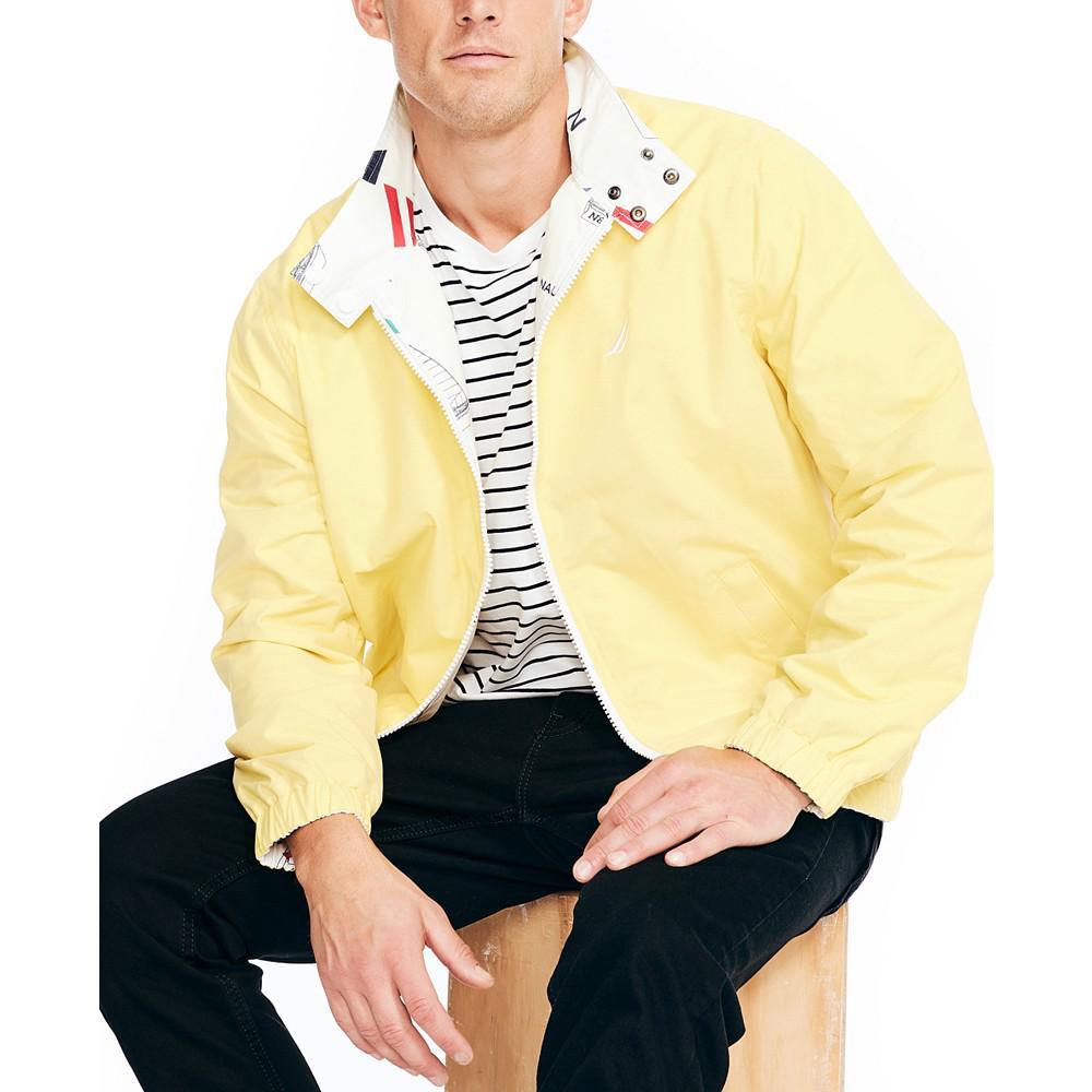 商品Nautica|Men's Classic-Fit Reversible Logo-Print Full-Zip Jacket,价格¥1606,第5张图片详细描述