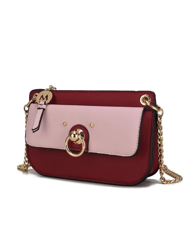 Jill Vegan Leather Women’s Color Block Crossbody Bag 商品