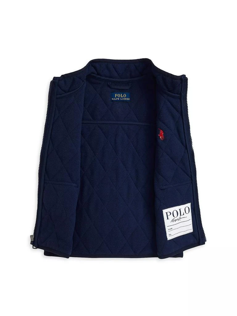 商品Ralph Lauren|Little Boy's & Boy's Quilted Vest,价格¥561,第2张图片详细描述