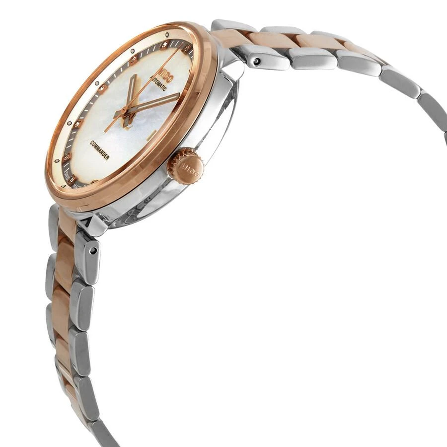商品MIDO|Commander II Automatic White Mother of Pearl Dial Watch M014.207.22.116.80,价格¥3331,第2张图片详细描述
