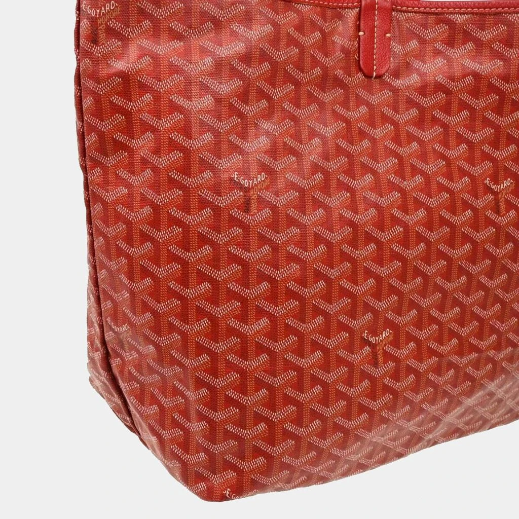 商品[二手商品] Goyard|Goyard Red PVC, Leather Saint Louis GM Tote Bag,价格¥23347,第4张图片详细描述