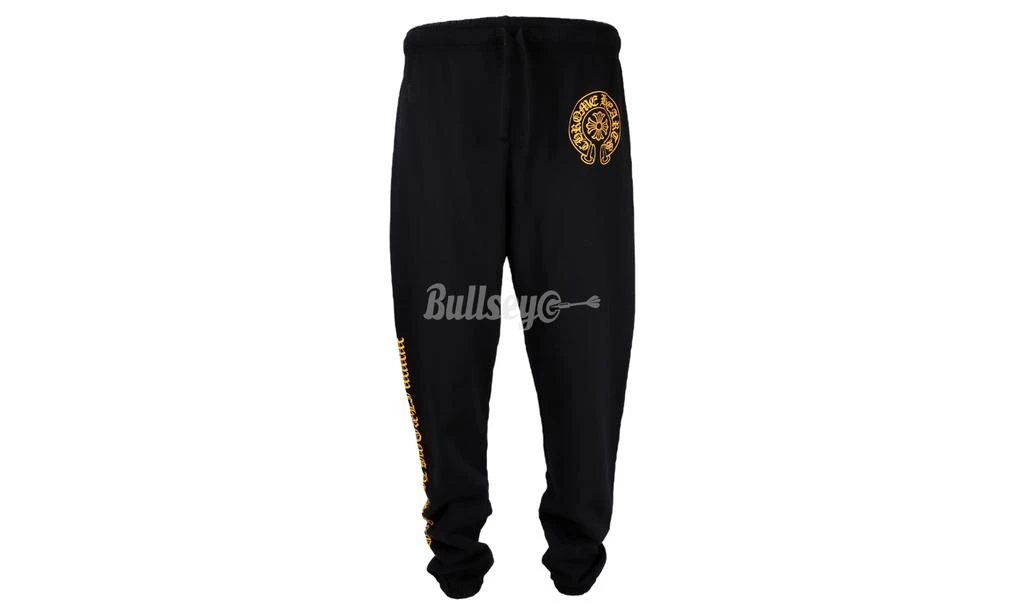 商品Chrome Hearts|Chrome Hearts Online Exclusive Black/Yellow Sweatpants,价格¥5675,第1张图片