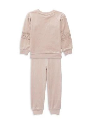 商品Juicy Couture|Little Girl's 2-Piece Logo Sweatshirt & Joggers Set,价格¥101,第2张图片详细描述