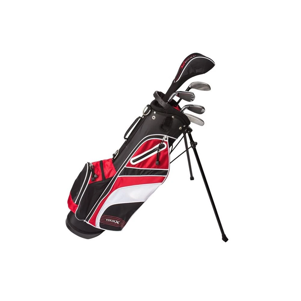 商品Merchants of Golf|Tour X Size 2 5 Piece Junior Golf Set with Stand Bag Left Hand,价格¥1385,第1张图片