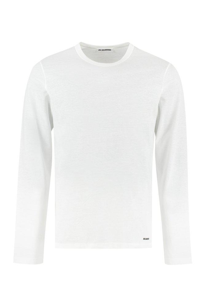 Jil Sander Logo Printed Long-Sleeve T-Shirt商品第1张图片规格展示