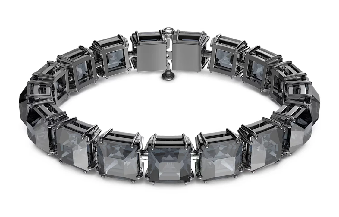 商品[国内直发] Swarovski|施华洛世奇 Millenia Millenia 拼接 施华洛世奇元素 手链 男女同款情侣款 黑色,价格¥2070,第1张图片
