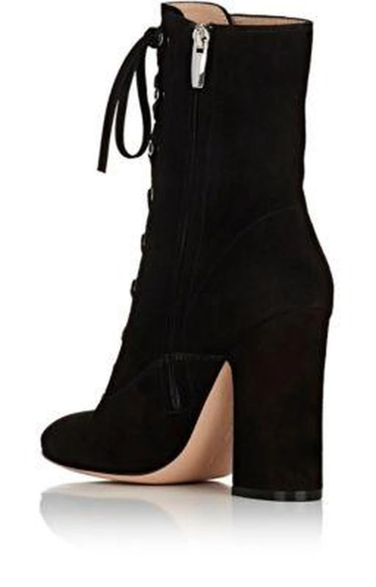 商品Gianvito Rossi|Mackay Suede Ankle Boots,价格¥5571,第3张图片详细描述