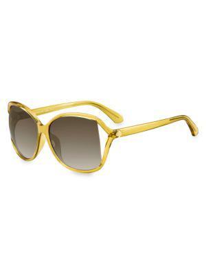 商品Kate Spade|Gloriann 59MM Oval Sunglasses,价格¥447,第4张图片详细描述