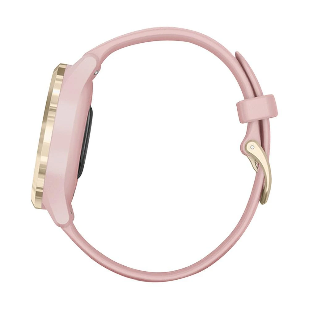 商品Garmin|Unisex Vivomove 3S Dust Rose Silicone Strap Smart Watch 8.9mm,价格¥1136,第2张图片详细描述