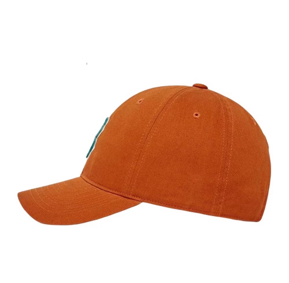 【享贝家】MLB 波士顿红袜队刺绣Logo鸭舌帽 男女同款 橙色 3ACP6601N-43BRS-FREE商品第2张图片规格展示