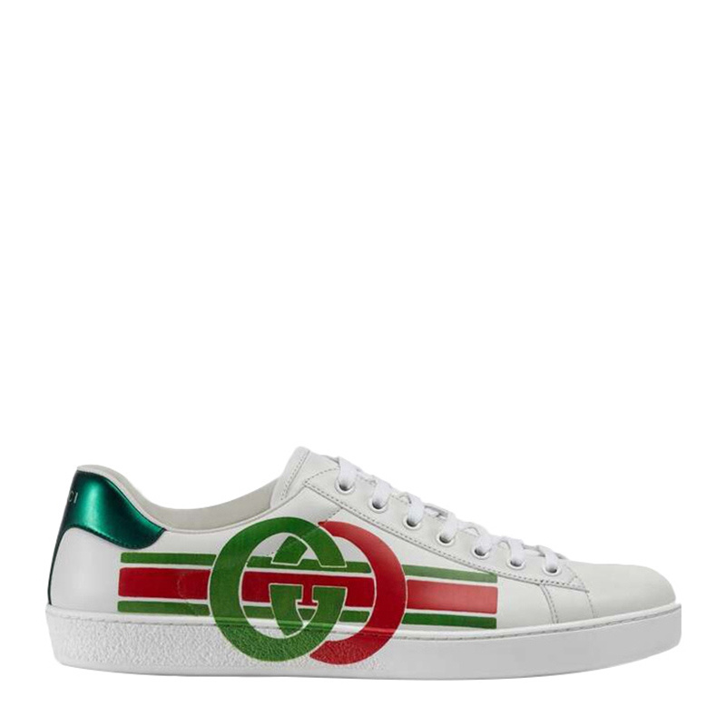 商品Gucci|GUCCI 古驰 男士白色休闲运动鞋 576136-A38V0-9062,价格¥3937,第1张图片