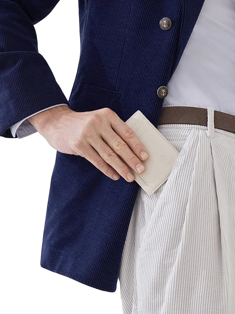 商品Brunello Cucinelli|Fine Grain Calfskin Card Holder,价格¥4281,第2张图片详细描述