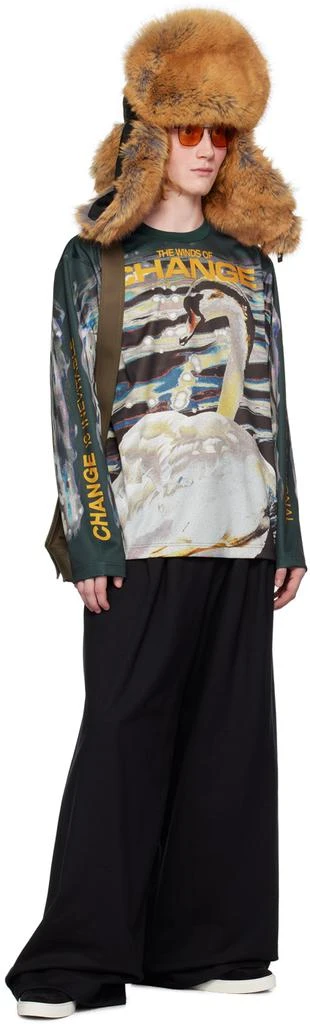 商品Burberry|Green Swan Long Sleeve T-Shirt,价格¥7457,第4张图片详细描述