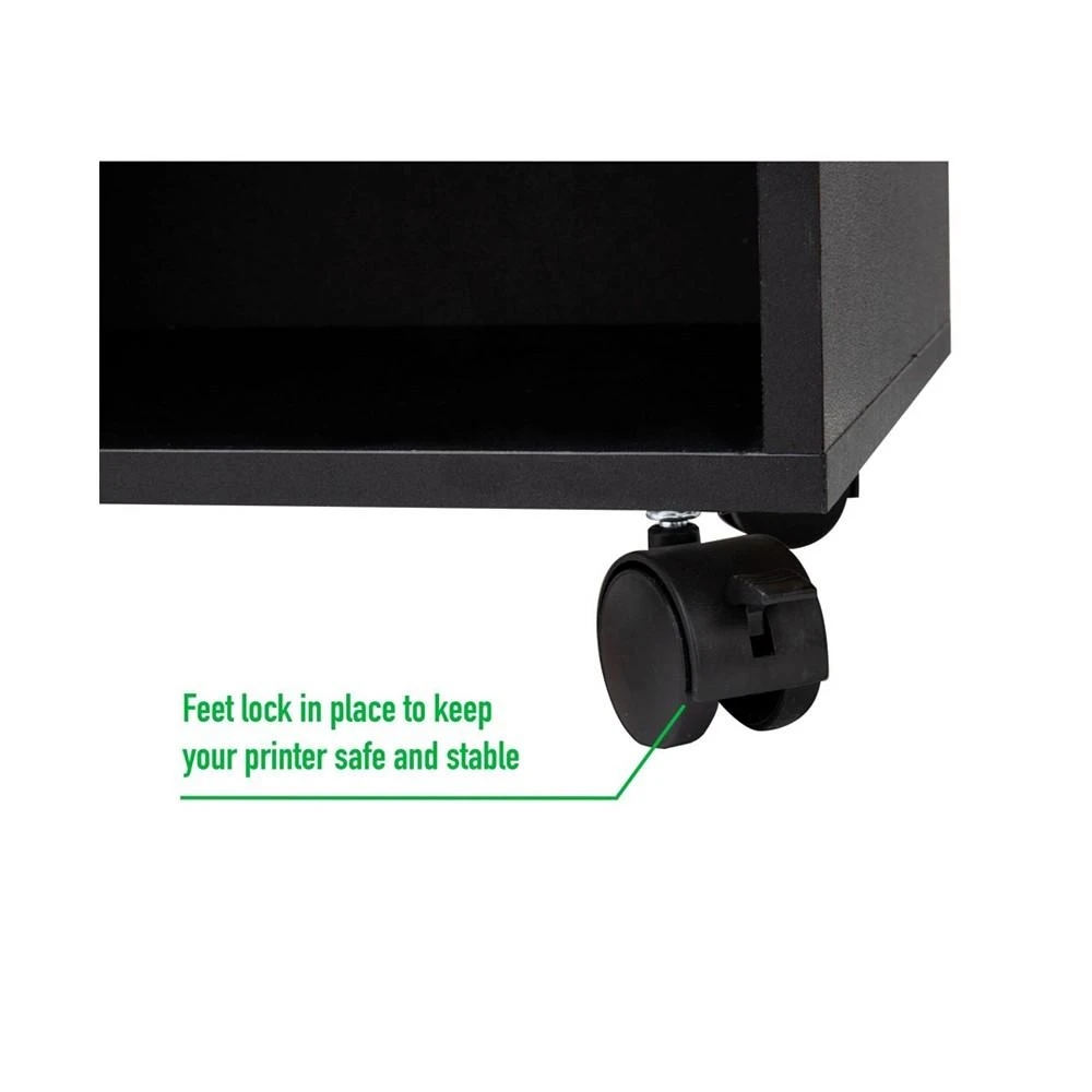 商品Mind Reader|Medium Density Fibreboard Printer Cart,价格¥625,第5张图片详细描述
