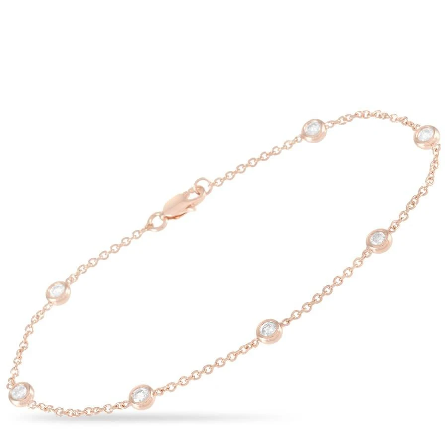 商品LB Exclusive|14K Rose Gold 0.50 ct Diamond Bracelet,价格¥5220,第1张图片