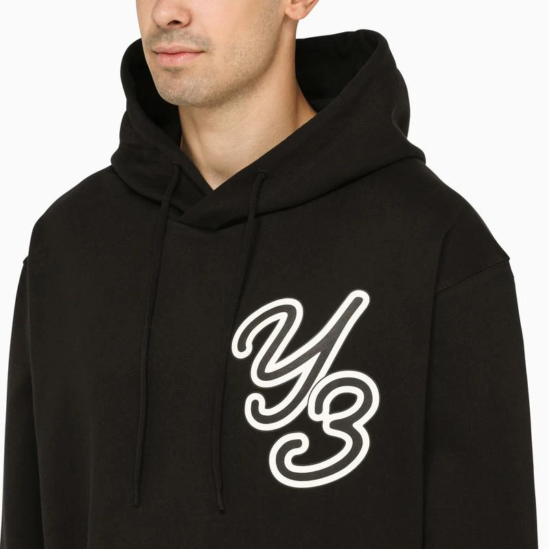 商品Y-3|Black logoed hoodie,价格¥2008,第4张图片详细描述