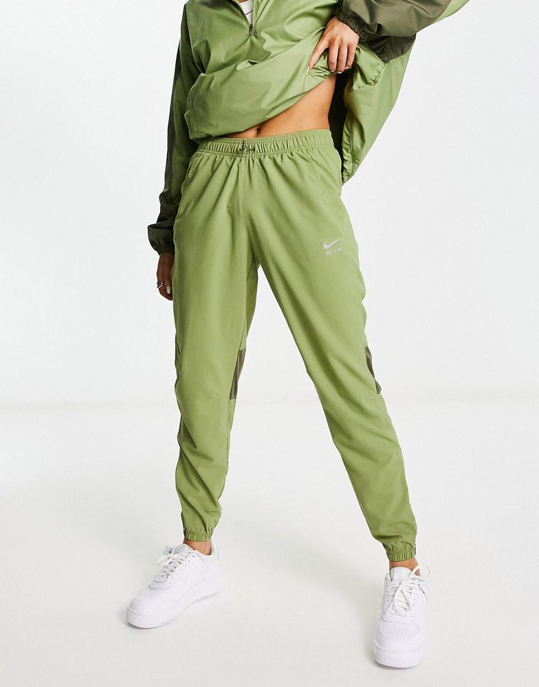 商品NIKE|Nike Running Air Dri-FIT woven joggers in khaki,价格¥568,第1张图片
