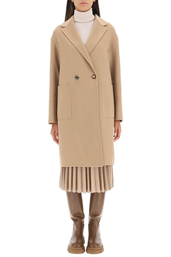 Agnona double-breasted cashmere coat商品第2张图片规格展示