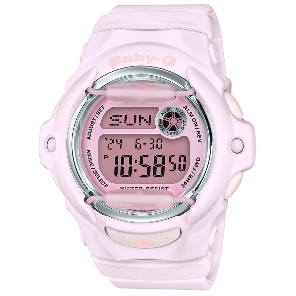 Women's Digital Pink Resin Strap Watch 42.6mm商品第1张图片规格展示