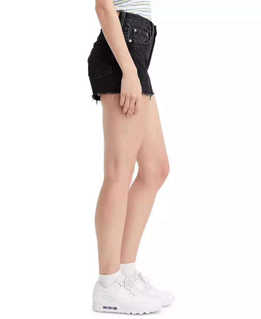 商品Levi's|Women's 501 Button Fly Cotton High-Rise Denim Shorts,价格¥317,第3张图片详细描述