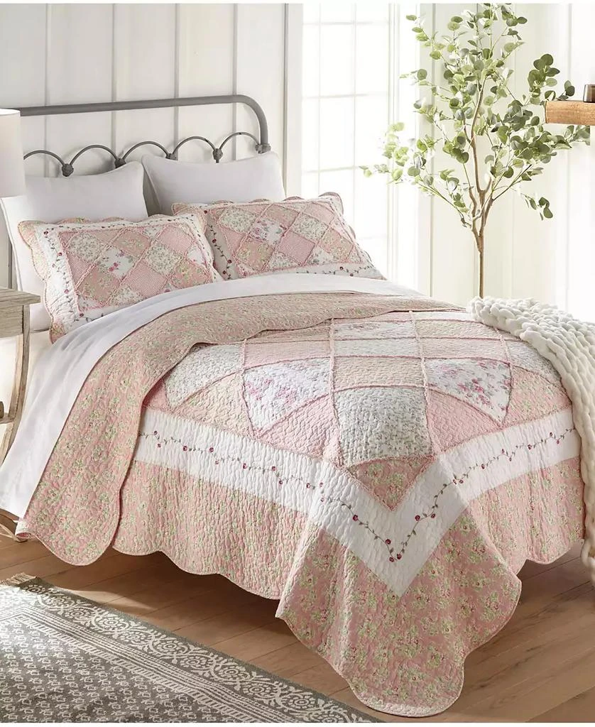 Strawberry Garden 3 Piece Cotton Quilt Set 商品