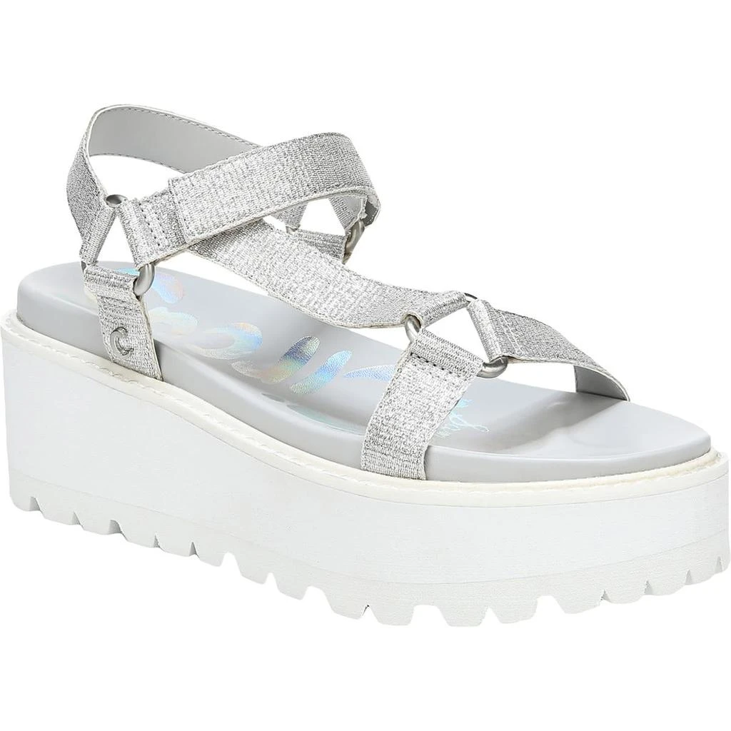 商品Sam Edelman|Circus by Sam Edelman Womens Ryland Metallic Ankle Strap Flatform Sandals,价格¥67,第1张图片