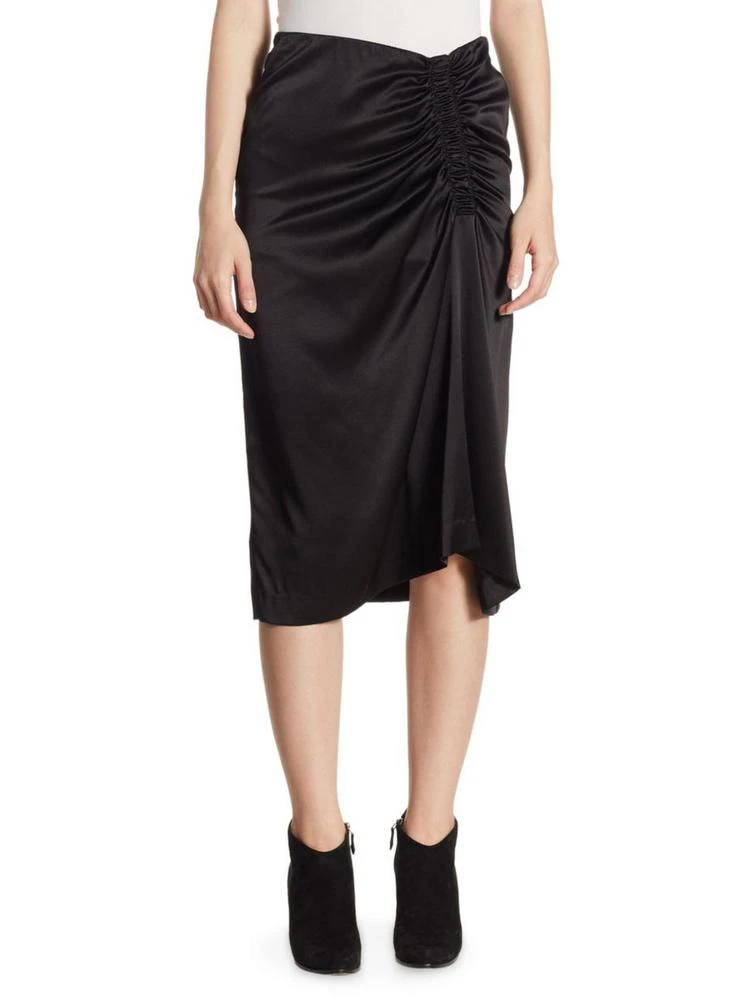 商品Theory|Tonal Stitched Knee-Length Skirt,价格¥986,第1张图片