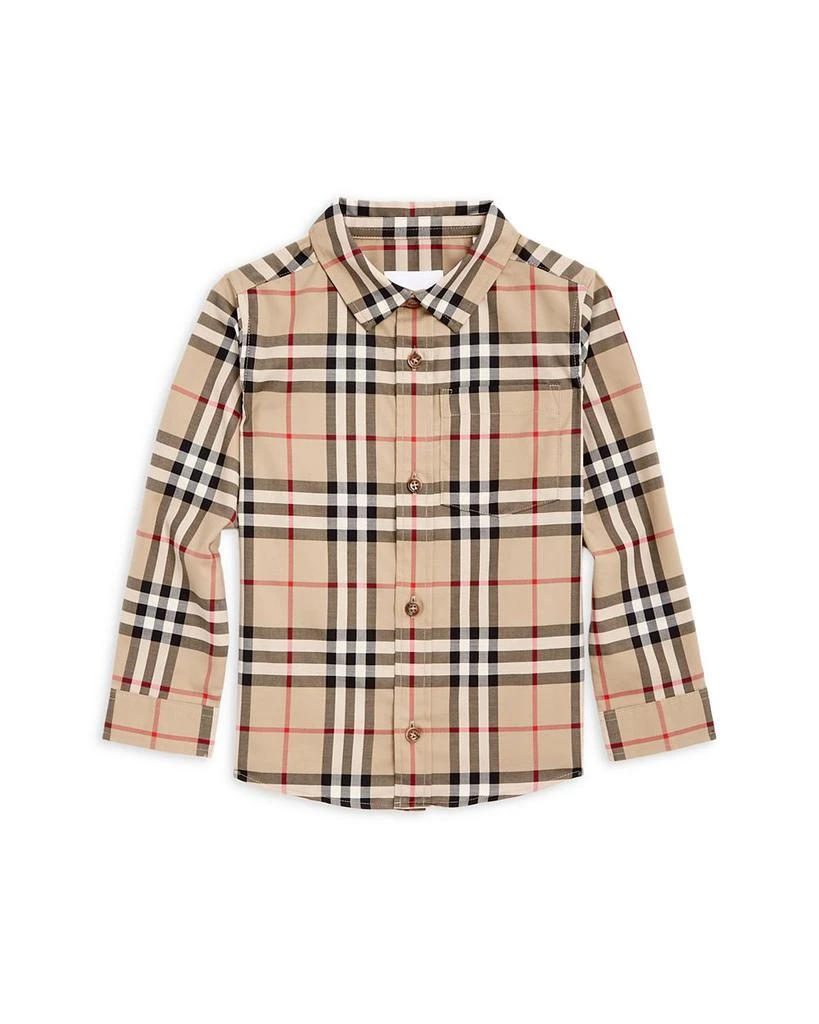 商品Burberry|Boys' Mini Owen Vintage Check Shirt - Baby,价格¥1873,第1张图片