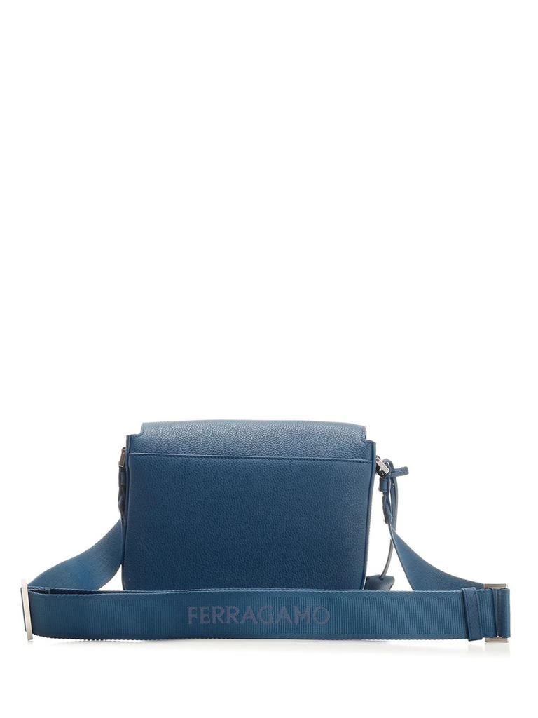 商品Salvatore Ferragamo|Fiamma Handbags Blue,价格¥9525,第3张图片详细描述